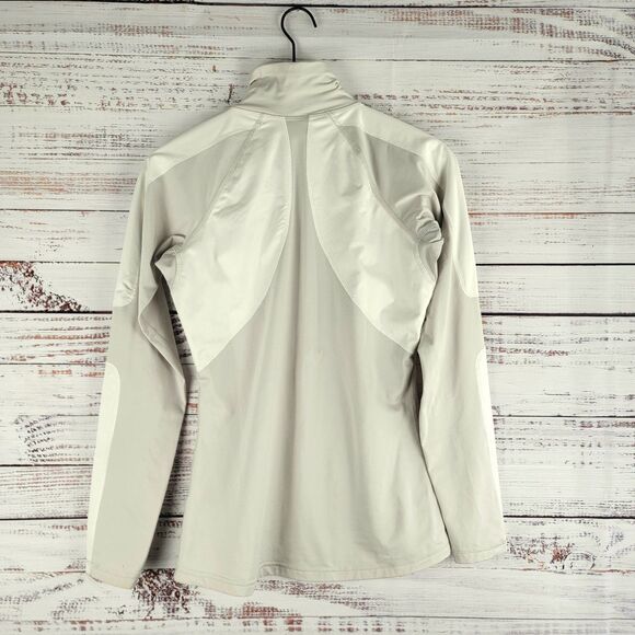 NIKE Women's Size M Medium Hyperwarm Shield Half 1/2 Zip Long Sleeve 485728-072 - Picture 8 of 12